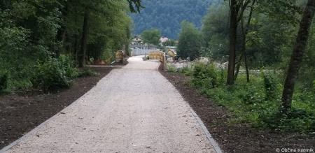 Izgradnja kolesarske povezave Kamnik–Godič (2)